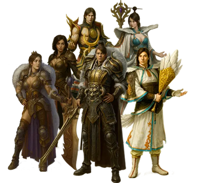 Warriors and mages clashing across the three acts of Once Upon a Time
